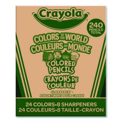 Crayola® PENCIL,CLR,COTW,CLSPK,240 68-7505