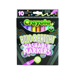 Crayola® MARKER,BLD&BRGHT,10,AST 587735