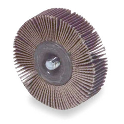 Norton Abrasives Flap Wheel,AO,2-1/2x1x1/4-20 Shank,60G 63642502654