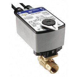 Johnson Controls Elect Ball Valve Actuator,24V AC,On/Off VA9203-BUB-2