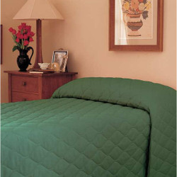 Martex Bedspread,116 in L,Forest Green Mainspread