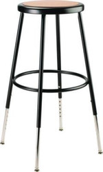 NPS® STOOL,25-33IN ADJ BLK,WDG 6224H10