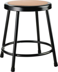NPS® STOOL,18IN,BLK FRAME,WDG 621810