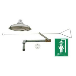 Haws Emergency Shower,Flush Ceiling,20 gpm 8169