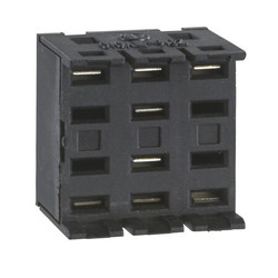 Schneider Electric Socket Adapter,Gray,Plastic ZB6Y010