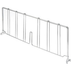 Nexel Nexelate Silver Epoxy Wire Divider 18""D x 8""H