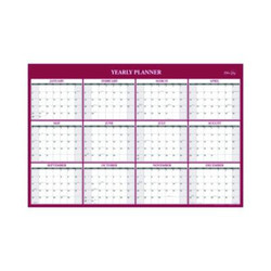 Blue Sky® CALENDAR,LAMNTD,36X24,RD 116054