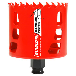 Diablo Hole Saw,Diameter:3",Carbide Tipped DHS3000CT