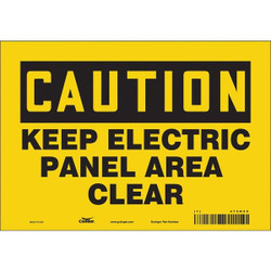 Condor Safety Sign,7 inx10 in,Vinyl 475N29
