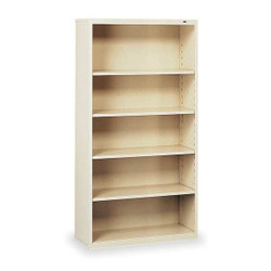 Tennsco Bookcase,66 in H,Champagne B-66CP