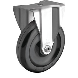 Colson Plate Caster,Rigid,Polyolefin,5 1/8"H 2.04408.544