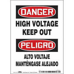 Condor Safety Sign,7 inx5 in,Vinyl 479U03
