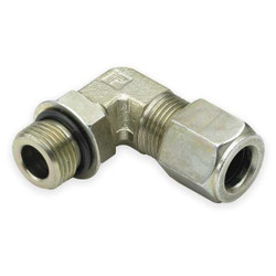 Parker Strt Elbow,Znc Stl,CompxSAE,3/8x3/4-16In 6-8 C5BU-S