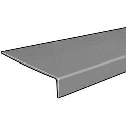 Fibergrate Stair Tread Cover,Gray,144in W,Polyester 257011