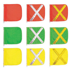 Checkers Replacement Flag, Reflexite X, Green FS8025-16-G