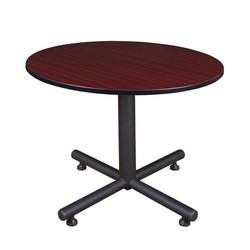 Kobe Kobe,48",Round Breakroom Table,Mahogany TKB48RNDMH