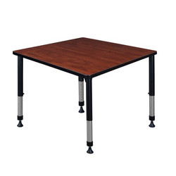 Kee Kee,Adjustable Classroom Tbl,Square,36" TB3636CHAPBK