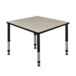 Kee Kee,Adjustable Classroom Tbl,Square,36" TB3636PLAPBK