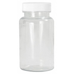 Qorpak Bottle,92 mm H,Clear,40 mm Dia,PK48 PLC-08804