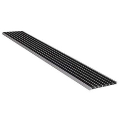 Wooster Products Stair Nosing,Black,48in W,Extruded Alum 141BLA4
