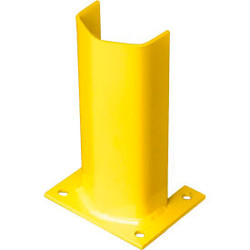 1/4"" Thick 12"" H Steel Post Protector Yellow