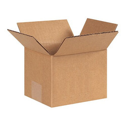 Partners Brand Corrugated Boxes,7" x 6" x 5",Kraf,PK25 765
