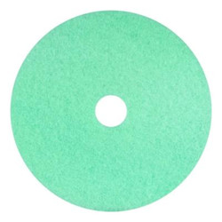 Americo® Luster Lite Burnishing Pads, 20" Diameter, Sky Blue, 5/Carton 402120