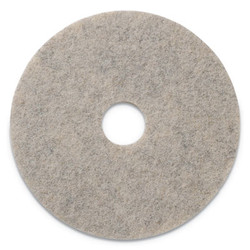 Americo® Combo Burnishing Pads, 20" Diameter, Tan, 5/Carton 402020