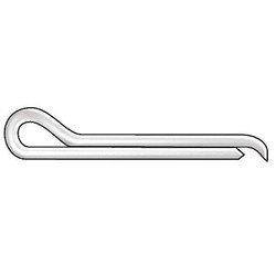 Manufacturer Varies Cotter Pin,5/32 in dia,3 in L,PK50 U39351.015.0300