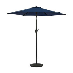 Island Umbrella Hexagon Umbrella Navy Blue NU6828