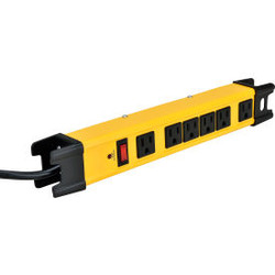 Global Industrial Safety Surge Protected Power Strip 6 Outlets 15A 1200 Joules 6