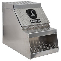Buyers Products Step Box,Silver,24" H,0.100" Gauge 1705181