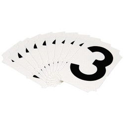 Brady Numbers and Letters Labels, PK 10 5050P-3