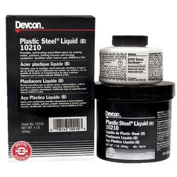Devcon 10210 Plastic Steel Liquid (B) Epoxy, 1 lbs Bottle 1/EA