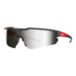 Milwaukee Tool SafetyGlasses,Silver,Anti-Fog,Black/Red 48-73-2019