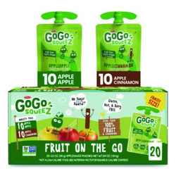 GoGo Squeez® FOOD,SQUEEZE APPLSAUCE,20 MNA04331