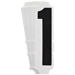 Brady Numbers and Letters Labels, PK 10 5100P-1