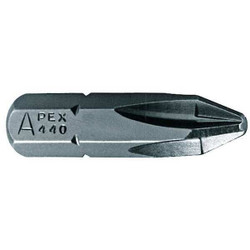 Apex Tool Group InsertBit,L:1",PKG5,BitSize:#3 440-3X-5PK