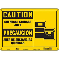 Condor Safety Sign,10 inx14 in,Polyethylene 470F42