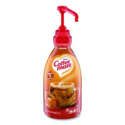 Coffee mate® Liquid Creamer Pump Bottle, Caramel, 50.7 oz Pump Bottle 12536266