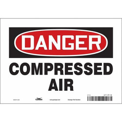 Condor Safety Sign,7 in x 10 in,Vinyl 471P18