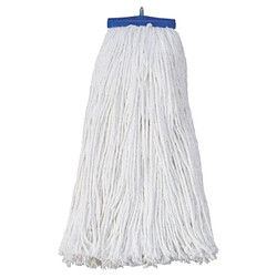Cut-End Wet Mop Head, 20 oz, Lie-Flat Rayon Fiber