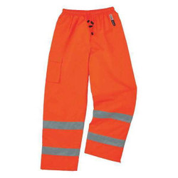 Ergodyne Pants,Thermal,HV,Orange,S 8925