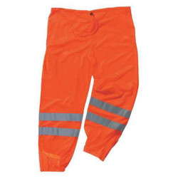 Ergodyne Pants,Hi-Vis,Class E,HV Orange,L/XL 8910