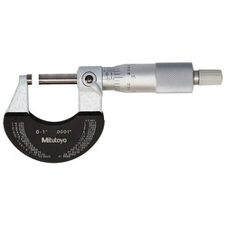 Mitutoyo Outside Micrometer,0-1 in Range 102-327-10