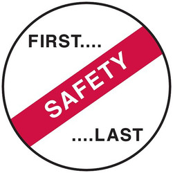 Brady Hard Hat Emblem Label,4 Labels,2in Dia 42242