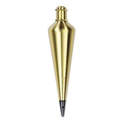Brass Plumb Bobs, 8.7 in, 16 oz Pack of 6