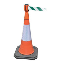 Tensabarrier Tensacone Topper,Orange,Belt Green/White TC114-30-MAX-NO-D2X-C