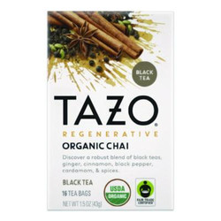 Tazo® Tea Bags, Organic Chai, 16/Box TAZ00305