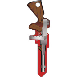 Lucky Line Machine Gun Key Shapes Decorative House Key - KW1 B139K Pack of 5